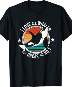 I Love Orcas T-Shirt