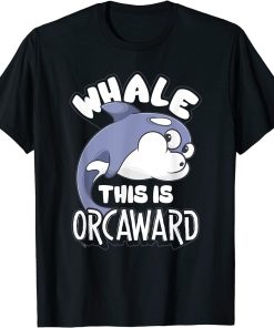 women men apparel: Funny animals whale orca T-Shirt