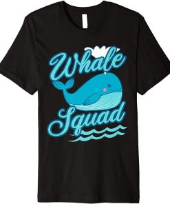 Whale Squad Killer Orca Funny Cute Birthday Gift Premium T-Shirt